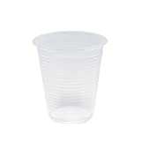 Palucart 300 Classic Vasos Biodegradables 200 ml Vasos transparentes compostables Agua refrescos respeta la Naturaleza