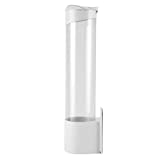 Dispensador de vasos mumisuto Dispensador de portavasos de papel de plástico Dispensador de portavasos desechable a prueba de polvo a prueba de agua Dispensador de pasta Dispensador de agua