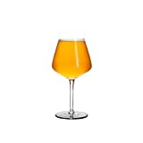 taoxin Cáliz de Cerveza Artesanal en Vidrio Teku IPA de Alto Alcohol. Vaso de vino de uso exclusivo Crystal Brew Beer-Cerveza Mug (Capacidad: 450ml 15oz, Color: 2 piezas Copa)