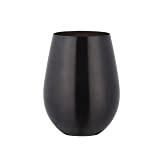 WOLHJ 304 Copas de vino de acero inoxidable Bebidas de café Cerveza Bebidas Vasos de agua