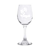 Juego de 2 copas de vino con foto personalizada de copas de vino tinto con boceto grabado para aniversario (1 taza, 8x19,5 cm)