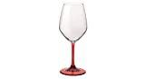 SODIFER LVG181563 Pack de 6 Copas Cl 48, Fame Stelo, Rojo, Fam563, Vidrio