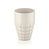 Guzzini 225701156 Set 6 Vasos Altos Tiffany Blanco Brillante Milk Drink