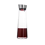 decantador de cristal sin plomo para vino tinto copa de vino hecha a mano para botella de vino proveedor de vino con tapa, adecuado para regalos de vacaciones ama de casa vasos de whisky