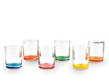 Pasabahce Vasos Swing Glass, Multicolor, 6 unidades
