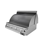 Barbacoa a gas Fry Top 750 Basic 4 fuegos con parrilla de alambre