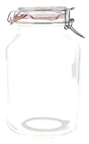 Bormioli # 845658 # Tarro grande / Tarro de cristal con tapa para 3 L