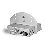 Módulo de gas Burnhard para horno de pizza exterior NEGRO, unidad de quemador de gas compatible con cilindros de gas de 5 kg, 8 kg y 11 kg