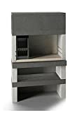 Barbacoa exterior de obra EDILMARK modelo Kubo SX