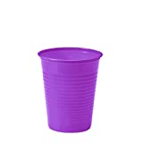 Dopla - Vasos de plástico de colores 200 CC 100 uds - Morado