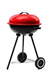 SweedZ - Barbacoa de carbón con tapa, altura 72 cm