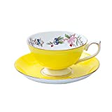 COLiJOL Trofeo Taza de café de porcelana Taza y platillo, 7.43Oz / 220Ml Tazas de capuchino irrompibles Tazas de leche Tazas de leche Tazas con asa Vasos Taza de bebida Taza de agua Taza de agua