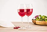Copas de vino Pinot 470 ml - Pack de 6 copas de vino de cristal Vicrila - Copas de cerveza - Copas de Gin Tonic - Copas de boda - Apto para lavavajillas