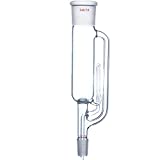 Zhinwen.  Instrumentos de laboratorio Extractor de vidrio de 250 ml Soxhlet Top 40/38 24/40 inferior, una bobina de condensador Graham, dos accesorios para el matraz de laboratorio de fondo plano Instrucción