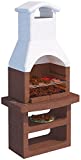 Barbacoa de Carbón Beton PREFABRICADA en Cemento CM.L90xP59xH184