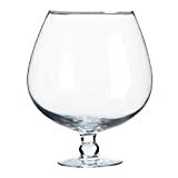 Gigante XXXL, Vaso enorme, Globo, Copa, Vaso transparente transparente Chupito de coñac, Altura aproximada de 28 cm, Contenido 7 litros, Abertura aproximada de 15 cm Oberstdorfer Glashütte
