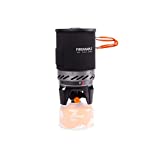 Fire-Maple Fixed Star 1 Sistema de cocina Estufa de gas para acampar con soporte de cilindro de propano de encendido piezoeléctrico Estufa para acampar Ideal para mochileros, acampar, salir Negro