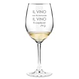Copa de vino Maverton Classic - Grabado personalizado - Copa de 350 ml - Ideal para vino tinto y blanco - Regalo único de cumpleaños o boda - Para mujeres - Sin preguntas