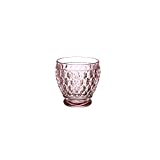Villeroy & Boch Boston Vasos de Chupito de Colores, Cristal, Rosa, 6 x 6 x 6,3 cm