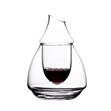 Decantador de vino Decantador de cristal Dispositivo de vino Bish Decantador creativo Dispensador de vino casero Restaurante Enfriador de vino tinto Decantador pequeño Conjunto de vino Jarra de vino