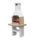 BARBACOA EN HORMIGÓN MADERA DESIERTO 60 MCZ (055374)