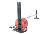 ALLEGRI Rotisserie COiDORi Alimentado por USB con ajuste de velocidad de rotación SPITCH ANTI-REFLEJO 95 cm parada de carne 4 puntas de acero inoxidable