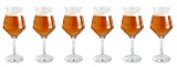 Cerveza Borgonovo Sommelier vaso 40cl, 6 vasos