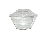 PZ 50 MONO PORCIÓN CC 200 PARA SEMIFREDDI MOUSSE + TAPA VASO TRANSPARENTE PARA DULCE HELADO YOGURT Y POSTRE