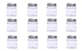 Smith's Mason Jars Chupitos |  2 oz para vasos con tapa Ideal para almacenar hierbas y especias, almacenar frascos, recuerdos para fiestas y más (12)