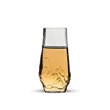 qbznanbei Vasos Vasos de agua Vasos de vidrio para el hogar y la cocina, ideal para restaurantes, bares, fiestas, vasos de agua Vasos de jugo (2 piezas) Vasos de vidrio