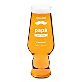 Vaso para Cerveza Maverton - particular - en vaso con personalización - capacidad 400 ml - H20 cm x Ø7,8 cm - Perfecto para cualquier hombre amante de la buena cerveza - papá