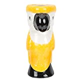 TOPBATHY Tazas de cóctel Tiki Tazas de fiesta hawaiana Vasos en forma de loro Copas de vino exóticas Copas de cóctel Tiki Bar Fiesta hawaiana Barware Decoraciones de fiesta Amarillo