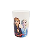 Procos 92846 92846 - Set de 2 Vasos Reutilizables Frozen II, capacidad 230 ml, Multicolor
