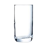 Vasos Elisa Hiball 350 ml - Set de 6 vasos Elisa - Vasos altos, vasos para zumo y batidora, en cristal templado de Arcoroc Glassware