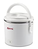 Girmi SC01 Calentador Eléctrico de Alimentos, Acero Inoxidable, Blanco