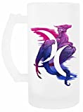 Bi Pride Drago - Jarra de cerveza Pride Jarra de cerveza de vidrio transparente
