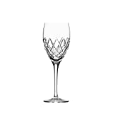 ARNSTADT KRISTALL Copa de vino transparente Venezia (19,5 cm), vidrio soplado a mano, pulido a mano, hecho en Alemania