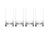 MIKASA Cal Juego de Vasos Highball, Cristal, Transparente