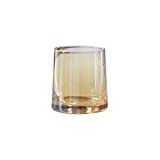Vasos de agua Vaso de whisky Copa de vino Jugo de fruta Bebida Hogar Cerveza Vaso Brourbon, Escocés, Cóctel Vaso de vidrio vintage Vasos (Color: B)