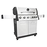 Barbacoa de jardín a gas estilo americano con tapa (5+1)