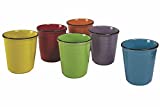 Villa d'Este Home Tivoli Baita Juego de 6 vasos de agua, cerámica