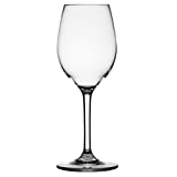 Marine Business 28104 Juego de 6 copas de vino transparentes, totalmente transparentes, inastillables en Tritan, con base antideslizante