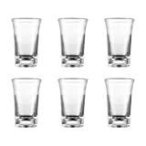 Vasos de chupito, copas acrílicas Vasos de chupito para licores y licores, 35 ml, paquete de 6, blanco