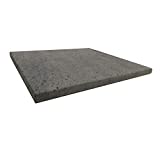 PIEDRA DE LAVA ÉTNICA 39x35X2 cm |  PLACA REFRACTARIA PARA HORNO DE COCINA O BARBACOA - IDEAL PARA PAN Y PIZZA