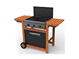 Barbacoa a Gas Adelaide Woody 3 CAMPINGAZ Dual Gas (GLP O GNC) con HOMOLOGACION Conforme a la ley + Funda Original