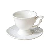 COLiJOL Trofeo Taza de café y platillo de cerámica, 2.7Oz / 80Ml Pintado a mano Cóctel Cóctel Cóctel Tazas de café expreso con asa Piña Taza de té Vasos de té Vasos de té Colazi
