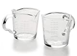 BCnmviku Vasos de Licor 70ml / 7cl Triple Jarra Barista Doble Caño con Asa (2)