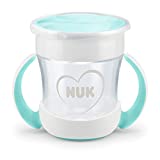 Nuk Mini Magic Cup Vaso de Goteo, Multicolor (Blanco/Verde Menta), 160 ml