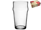 Bormioli Rocco - Set n° 12 Vaso de Cerveza Pinta Imperiale - MOD.  NONIX Pinta - capacidad 58 cl - Vidrio templado