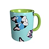 Patrón de bulldog francés con vasos Tazas Regalos personalizados Taza de café divertida y tazas de café de cerámica fresca 11 oz